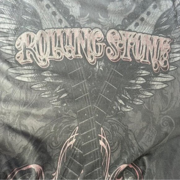 The Rolling Stones All Over Graphic Short Sleeve Gray T Shirt Small - Picture 5 of 7